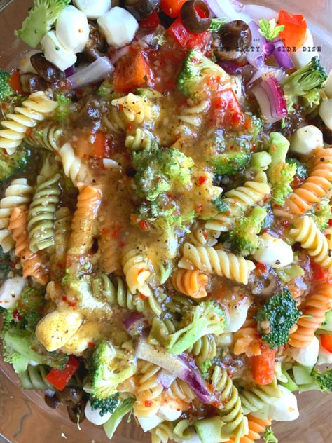 Classic Pasta Recipes: Salads, Dishes, & Dinners | Salty Side Dish Publix Pasta Salad Recipe, Penne Pasta Salads, Salty Side Dish, Pasta Side, Potluck Side Dishes, Recipes Salads, Pasta Side Dishes, Pasta Sides, Pasta Salad Recipe