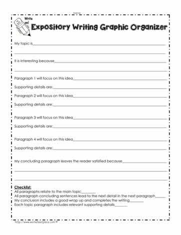 Expository-Writing-Graphic-Organizer Expository Essay Outline, Expository Writing Graphic Organizer, Expository Writing Prompts, Opinion Writing Activities, Writing Graphic Organizers, Personal Narrative Writing, Informative Essay, 3rd Grade Writing, Expository Essay