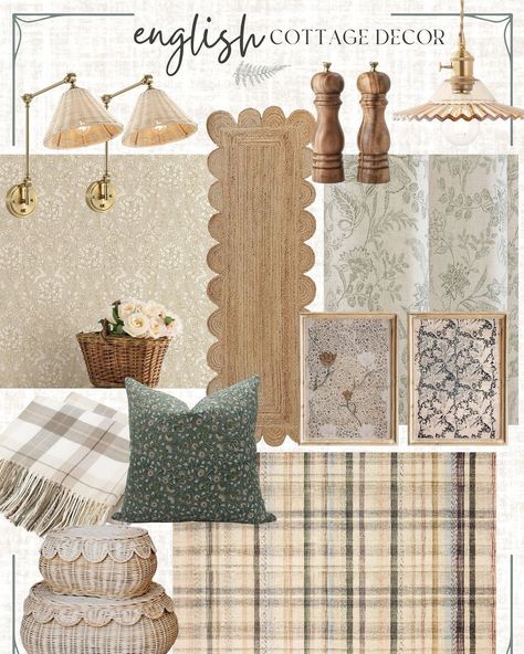 Loving these cozy English cottage decor pieces that are perfect for fall entertaining… or year-round! 🧺 #moodboardmonday Comment SHOP below to receive a DM with the link to shop this post on my LTK ⬇ https://liketk.it/4WA0S #ltkhome #ltkseasonal #ltkstyletip English Country Design, Decor On Amazon, Cozy English Cottage, English Cottage Interiors, English Cottage Decor, English Country Decor, Fall Entertaining, Chris Loves Julia, English Cottage Style