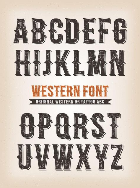 Vintage Western And Circus ABC Font Vintage Carnaval, Thema Letters, Country Fonts, Abc Font, Western Font, Light Font, Alfabet Letters, Tattoo Font, Font Illustration