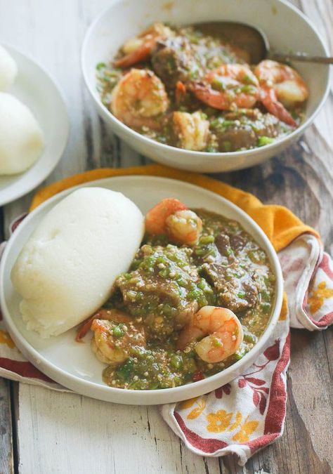 African Okra Soup Okro Soup, Okra Soup, Nigeria Food, Okra Stew, Kenyan Food, Ghana Food, African Recipes Nigerian Food, West African Food, Okra Recipes