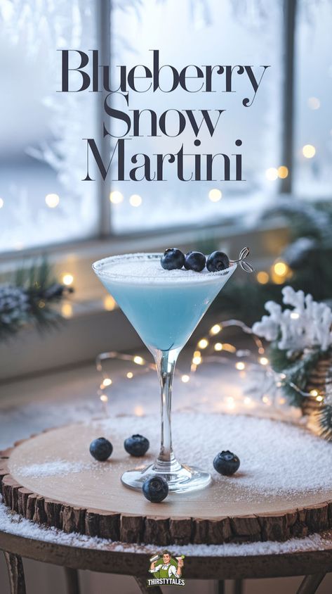 "Indulge in the festive flavors of winter with our Blueberry Snow Martini Cocktail Recipe! This Blueberry Winter Martini Cocktail combines the sweetness of blueberries with a snowy twist, perfect for holiday gatherings. Discover how to make a Snowy Blueberry Martini that’s sure to impress your guests. Enjoy a refreshing Blueberry Vodka Martini Cocktail or try our delightful Winter Berry Martini for a cozy night in. This Frozen Blueberry Martini is a must-try!" Winter Martini Recipes, Blue Martini Recipe, Sweet Martini Recipes, Snow Cocktail, Winter Martini, Winter Vodka Cocktails, Berry Martini, Christmas Martini Recipes, Easy Winter Cocktails