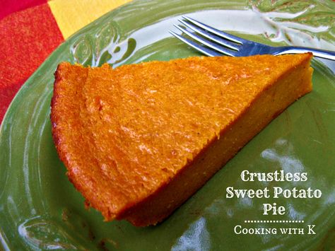 Sweet Potato Pie is a humble pie of the South. Many times served during the sweet potato season which is in the fall.   It is a must have for Thanksgiving around our house. Crustless Sweet Potato Pie, Desert Pies, Sweet Potato Pie Recipes, Leftover Sweet Potatoes, Sweet Potato Pie Southern, Sweet Potato Pies Recipes, Bruschetta Ingredients, Gluten Free Potatoes, Top Chicken Recipes