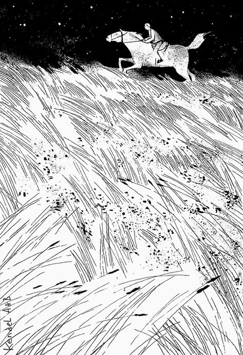 동화 삽화, Black And White Comics, Inspirational Illustration, Heart Illustration, Black And White Landscape, Book Illustration Art, Landscape Illustration, Black And White Illustration, Ink Illustrations