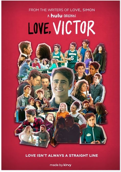 Love Victor Poster, Love Victor, Batman, Drama, How Are You Feeling, Rainbow, Make It Yourself, Feelings, Film