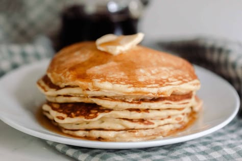 Pancakes Sourdough, Sourdough English Muffin Recipe, Weaning Ideas, Sourdough Pancakes Recipe, Farmhouse On Boone, Pumpkin Cobbler, Sourdough Pancakes, Discard Recipes, Homemade Sourdough Bread