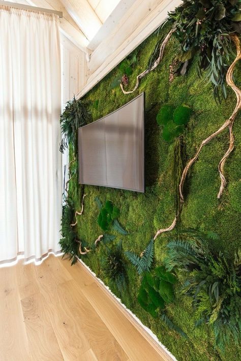 Mos Wand, Green Wall Plants, Vertical Green Wall, Green Wall Design, الفن الرقمي, Moss Decor, Vertical Garden Wall, Living Wall Decor, Moss Wall Art