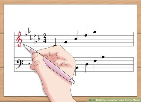 How to Learn to Read Piano Music: 13 Steps (with Pictures) Piano Music Theory, Learning Piano Notes, Bass Clef Notes, Music Theory Piano, Reading Sheet Music, Key Signatures, Piano Notes, Piano Music Notes, Reading Music