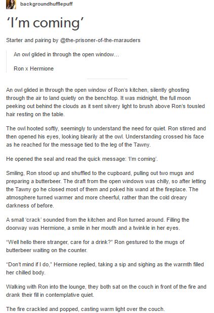 With a sigh, Hermione snuggled up to Ron, leaning against his shoulder and resting her head back. “Welcome home, Hermione” whispered Ron quietly. The house was still, the garden quiet, the world at peace for the moment. Hogwarts Rules, Harry Potter Memes Hilarious, Harry Potter Comics, Harry Potter Ships, Potter Facts, Ron And Hermione, Harry Potter Headcannons, Harry Potter Pictures, Harry Potter Facts
