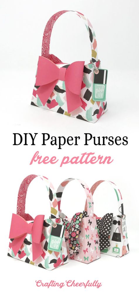 Diy Paper Purses, Paper Purses, Spa Gift Card, 3d Templates, Paper Purse, Gift Bags Diy, Purse Tutorial, Card Purse, Purse Gift