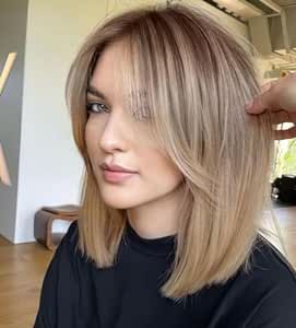 Lob Styling, Haircuts For Medium Length Hair, Gym Ideas, Air Dry Hair, Short Straight Hair, Brown To Blonde, Shoulder Length Hair, Hair Cut, Bobs Haircuts