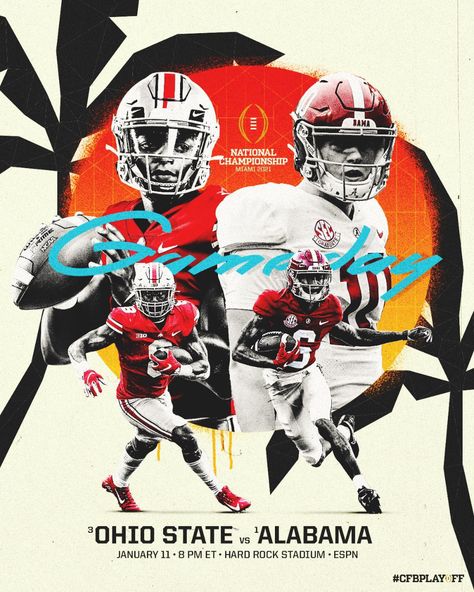 Bookmarks / Twitter Game Posters, Sports Design Ideas, Buckeye Nation, Desain Buklet, Sports Design Inspiration, College Football Playoff, Soccer Poster, Sport Poster Design, Graffiti Murals