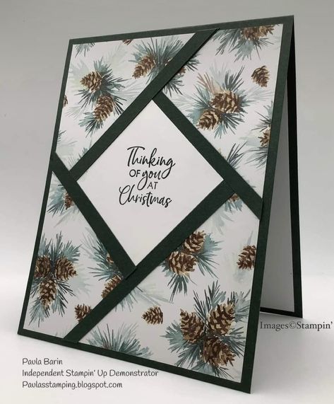 Funny Family Christmas Cards, Shutter Card, Stamped Christmas Cards, Simple Christmas Cards, Beautiful Christmas Cards, Homemade Christmas Cards, Birthday Cards For Women, Stampin Up Christmas Cards, Christmas Card Crafts