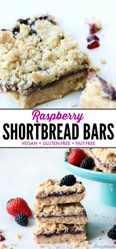 Raspberry Shortbread Bars, Raspberry Shortbread, Golden Cookie, Vegan Shortbread, Gluten Free Shortbread, Cookie Crumble, Vegan Protein Bars, Shortbread Recipe, Buttery Shortbread