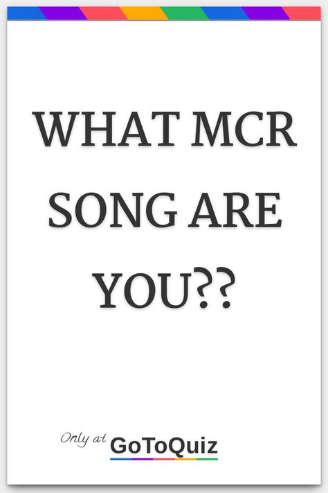 "WHAT MCR SONG ARE YOU??" My result: wttbp Mcr Username Ideas, The Sharpest Lives Mcr, Mcr Danger Days, Killjoys Mcr, Mcr The Ghost Of You, Mcr Wallpaper, Mcr Fanart, Mcr Black Parade Aesthetic, Mcr Pfp