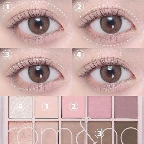 Light Eyeshadow Looks, No Make Up Make Up Look, Makeup Cantik, Asian Makeup Tutorials, Korean Makeup Tips, Korean Makeup Look, Korean Makeup Tutorials, Learn Makeup, Subtle Makeup