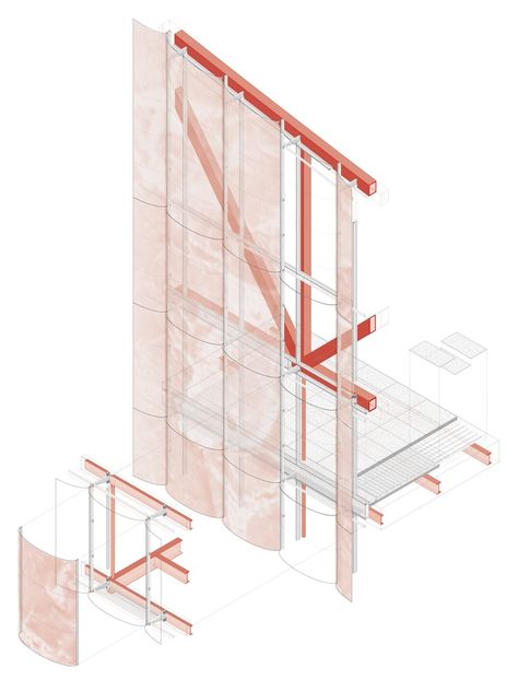 Section Model Architecture, Koshino House, Axonometric Drawing, Architecture Collage, Community Garden, Architecture Ideas, Architecture Graphics, Architectural Section, Architecture Design Concept