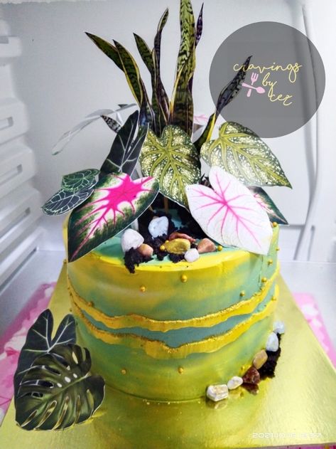 Say yes to this plant lover design Cake For A Plant Lover, Plant Lover Cake, Lover Cake, Custom Treats, Decorating Frosting, Cake Kids, Cake Decorating Frosting, Birthday Idea, Birthday Cake Kids