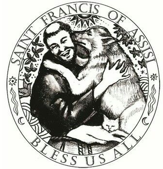 Saint Francis of Assisi St Francis Of Assisi Tattoo, Dog And Butterfly, St Francis Statue, St Francisco, St Francis Assisi, Wilson Sisters, Patron Saint Of Animals, My Yellow, Religious Tattoo