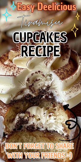 Easy Tiramisu Cupcakes Easy Tiramisu Cupcakes, Tiramisu Cake Cup, Mini Tiramisu, 6 Inch Tiramisu Cake, Traditional Tiramisu, Tiramisu Recipes, Different Flavor Tiramisu, Easy Tiramisu, Tiramisu Cupcakes