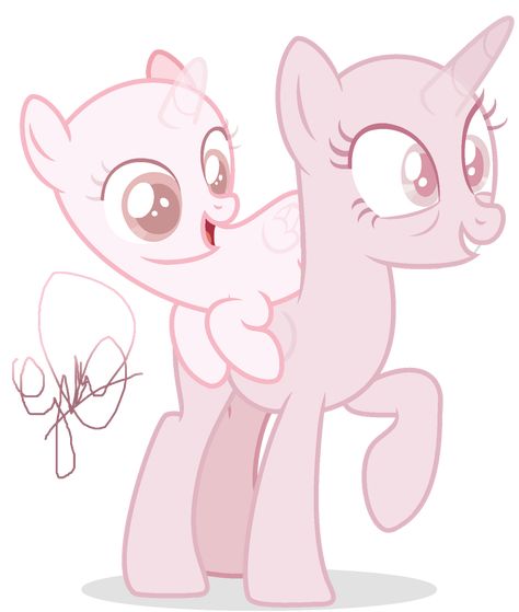 Pony Base, Drawing Baby, Mlp Bases, Pony Oc, Mlp Base, Like Mother Like Daughter, Mlp Fan Art, My Little Pony Characters, My Little Pony Drawing