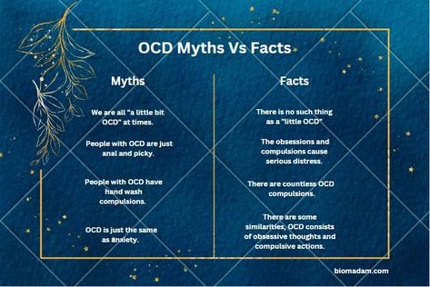 Obsessive-compulsive disorder (OCD) Health Myths, Health