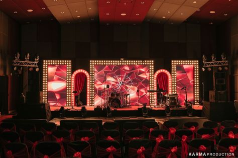 “Sparkling nights and Bollywood delights! ✨ Celebrating love with a touch of glam at our Bollywood-themed wedding party in Goa! PC : @karmaproduction_india 🎉 #BollywoodVibes #GoaWedding #PartyAllNight” Bollywood Theme Party Decoration, Bollywood Theme Wedding, Sangeet Ideas, Sangeet Stage, Led Backdrop, Bollywood Theme Party, Weddings 2024, Jazz Orchestra, Reception Stage