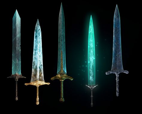 Flying Swords Art, Greatsword Design, Magic Greatsword, Fantasy Greatsword, Moonlight Greatsword, Gate Of Babylon, Fantasy Blade, Dark Souls Artwork, Demon Souls