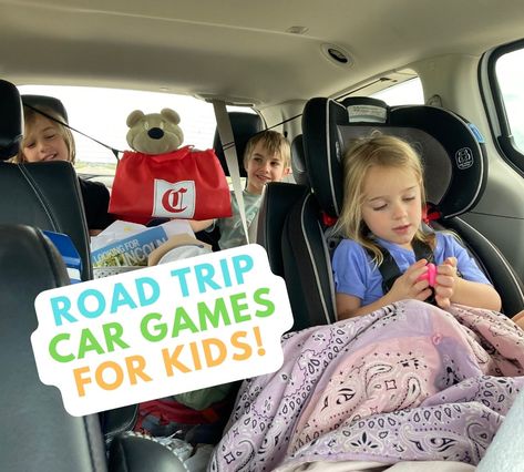 Screen-Free Car Games for Kids - Mom Life Made Easy Road Trip Car Games, Car Ride Activities, Car Games For Kids, Conversation Starters For Kids, Car Activities, Fun Educational Games, Long Car Rides, Boy Car, Long Road Trip