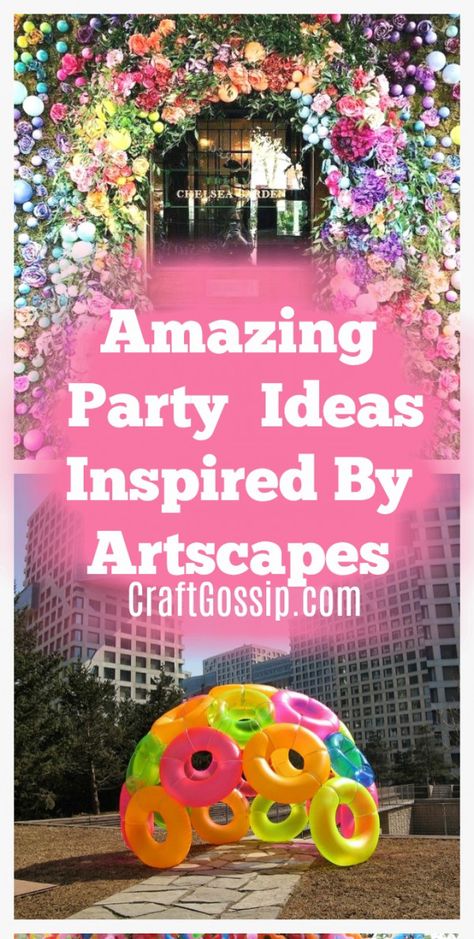 Amazing Party Ideas Inspired By Artscapes – Party Ideas Kids Events Ideas, Outdoor Birthday Decorations, Pool Party Diy, Fest Ideas, Unique Party Ideas, Snow Party, Pool Party Themes, Blowing Up Balloons, Party Entrance