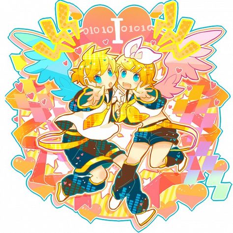 http://www.zerochan.net/1430550 7:24 Rin and Len Electric Angel http://www.youtube.com/watch?v=vMtcsY4G3wE Electric Angel, Rin And Len, Len Y Rin, Kagamine Rin And Len, Miku Chan, Angel Wallpaper, An Anime, Hatsune Miku, Cute Anime Character