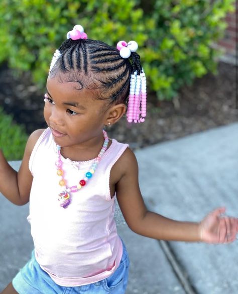 Infant Braided Hairstyles, Chrishell Hair, Braids And Beads, Black Baby Hairstyles, Black Baby Girl Hairstyles, Baby Girl Hairstyles Curly, Daughter Hairstyles, Toddler Braided Hairstyles, Kids Style Hair