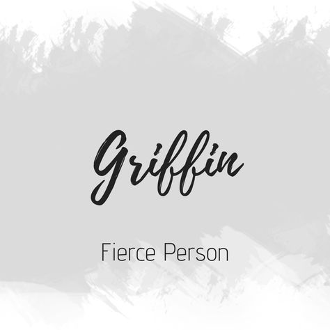 Griffin Griffin Name Meaning, Griffin Meaning, Griffin Name, Names Male, Country Cottagecore, Boho Baby Nursery, Surprise Baby, Beautiful Names, Aesthetic Names