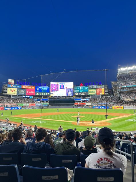 My Yankees, Yankees Game Aesthetic, Yankee Stadium Picture Ideas, Yankees 2024, 2024 Manifestations, Yankees Game, Old Yankee Stadium, Yankees Fan, Yankee Stadium