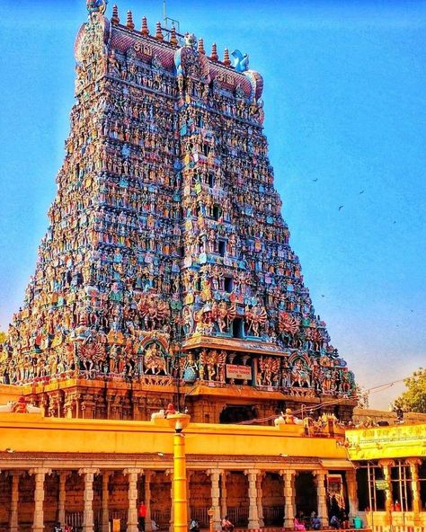 Meenakshi Amman Temple Photography, Rameshwaram Temple Photography, Har Har Mahadev Quotes, Tirupati Balaji Temple, Lord Shiva Quotes, Meenakshi Amman Temple, Balaji Temple, Jay Mahakal, Meenakshi Amman