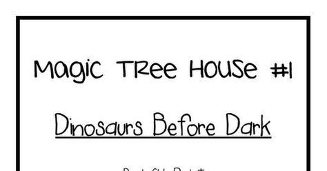 Dinosaurs Before Dark.pdf Dinosaurs Before Dark Activities Free, Dinosaurs Before Dark, Dark Book, Magic Tree House Books, Magic Tree House, School Age Activities, Classroom Expectations, Dark Books, Magic Treehouse