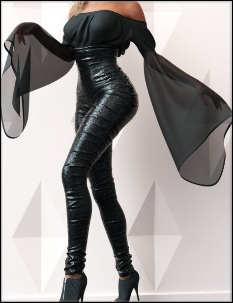 dForce Fancy Pants Outfit Bundle for Genesis 8 and 8.1 Females Sultry Fashion, Luxury Edgy Party Pants, Leather Pants Fantasy Outfit, Black Gothic Party Pants, Gothic High-waist Pants For Concerts, Black Gothic Leather Pants For Concerts, Fancy Pants Outfit, Jeans Outfit Fall, Leather Pants Outfit