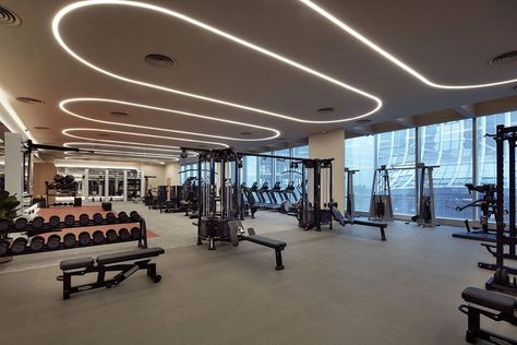 Kpop Dr Shifting, Dream Penthouse, Hybe Insight, Fitness Center Design, Gym Design Interior, Desain Pantry, Gym Interior, House Design Pictures, Gym Room