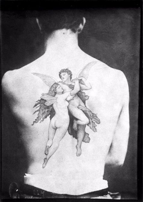 Imgur: The most awesome images on the Internet. Victorian Tattoo, British Tattoo, Bodysuit Tattoos, Vintage Tattoos, Tattooed Men, History Tattoos, Victorian Pictures, Tattoo Trend, Cupid And Psyche