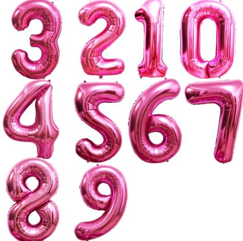 40 inch large number  pink digital aluminum foil balloon children birthday party wedding decorations Celebration Balloons, Rosa Pink, Baby Shower Party, Foil Balloons, Aluminum Foil, Shower Party, Baby Shower Parties, Festival Party, Kids Birthday Party