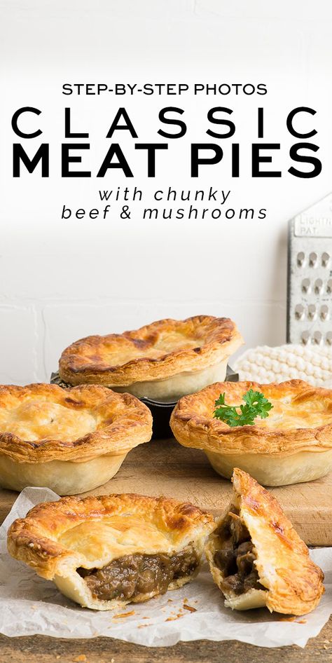 Meat Pie Recipe, Beef Pies, Hand Pie Recipes, Scottish Recipes, Meat Pies, Pies Maker, Meat Appetizers, Pot Pies Recipes, Meat Pie