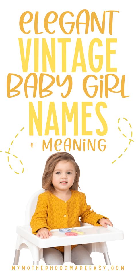 Old Baby Names Vintage, Old Names Vintage, Old Names For Girls, Timeless Girl Names, Vintage Names Girl, Old Money Girl Names, Old Baby Names, Girl Names With J