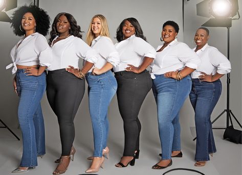 Ashley Stewart has you covered with brand new plus-size denim for the fall and winter! Check out their size-inclusive, gorgeous denim in new styles! Plus Size Fashion Tips, Curvy Fashionista, Plus Size Denim, Ashley Stewart, Friends Fashion, Curvy Girl Fashion, Glam Fashion, Plus Size Jeans, Edgy Outfits