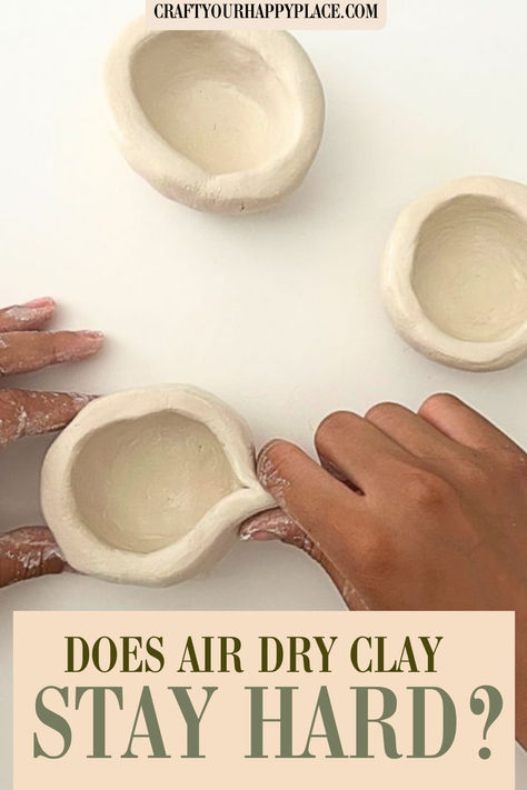 Crafting with air-dry clay is a lot of fun. But have you ever wondered how durable your creations actually are? Air Hardening Clay Ideas, Air Dry Clay Dishes, Beginner Air Dry Clay Projects, Self Hardening Clay Ideas, Air Dry Clay Pendants, Air Clay Projects, Self Hardening Clay, Soap Dish Diy, Air Dry Modeling Clay