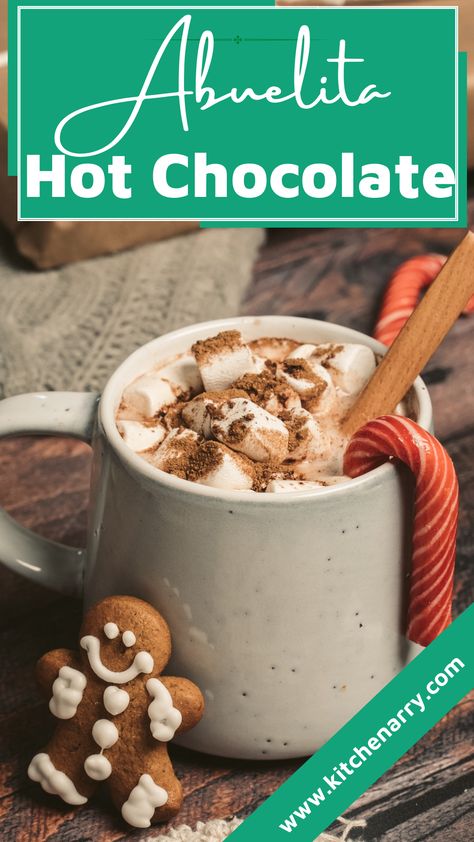 It's that time of year when the temperatures drop and we all crave warm treats. This Abuelita Hot Chocolate is a simple yet delicious option for snuggling up with your family, friends, or whomever else you may be enjoying with. Check it out now! New kitchen tips and recipes at www.kitchenarry.com Abuelita Hot Chocolate Crockpot, Abuelita Chocolate, Abuelita Hot Chocolate Recipe, How To Make Abuelita Hot Chocolate, Abuelita Hot Chocolate, Spanish Chocolate, Creamy Hot Chocolate Recipe, Vanilla Whipped Cream, Hot Chocolate Recipes