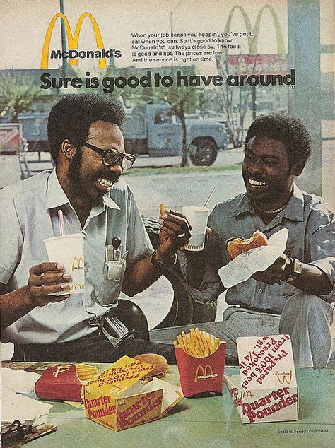 https://flic.kr/p/4TPoZo | 1975 McDonald's Ad "Sure is good to have around" | See other similar ads here. Iklan Vintage, Old Commercials, Vintage Restaurant, Old Advertisements, Retro Advertising, Food Ads, Retro Ads, Retro Recipes, Wow Art