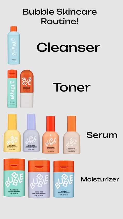 Bubble skincare routine! Bubble Skincare Routine, Skincare Bubble, Skin Care Bubble, Bubble Skin Care, Bubble Skincare, Teen Skincare, Greasy Skin, How To Make Bubbles, Skin Care Routine Order