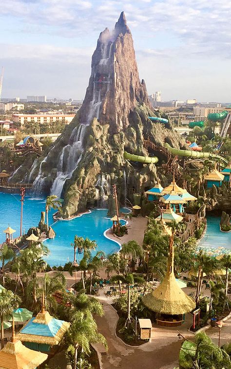 Volcano Bay | Theme Park Layout Design : DTJ Design Park Layout Design, Theme Park Layout, Outerior Design, Park Layout, Theme Park Planning, Theme Park Map, Canadas Wonderland, Water Theme Park, Universal Islands Of Adventure