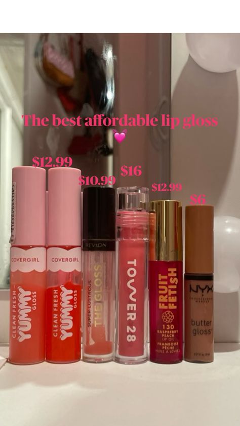 MUST HAVE LIP GLOSS 💋🛍️ Affordable Lip Gloss, Nyx Gloss, Lip Oil, Fresh And Clean, Lip Gloss, Sephora, Raspberry, Lips, Good Things