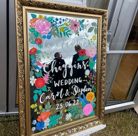 Vibrant Woodland Wedding, Bright Wedding Inspiration, Colorful Wedding Entrance, Wedding Decor Bright Colors, Colorful Wedding Photo Backdrop, Wildflower And Greenery Wedding, Bright Bohemian Wedding, Bright Wedding Welcome Sign, Multicolor Wedding Decor